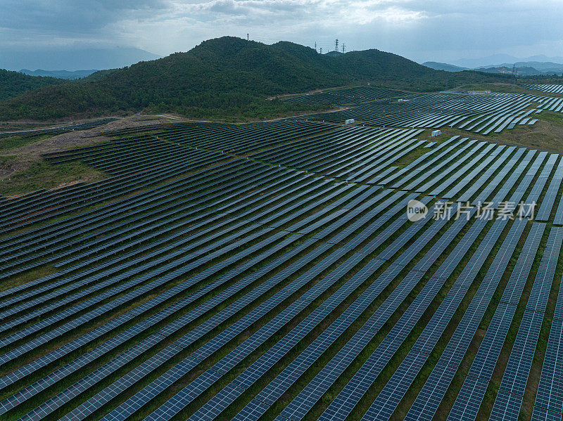Van Ninh的太阳能发电厂